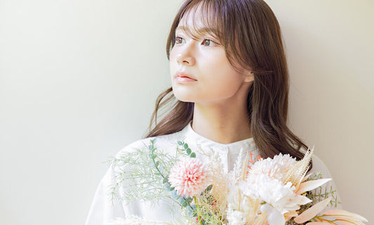 ストレートアイロンでも韓国S字ウェーブパーマヘアにセットできます