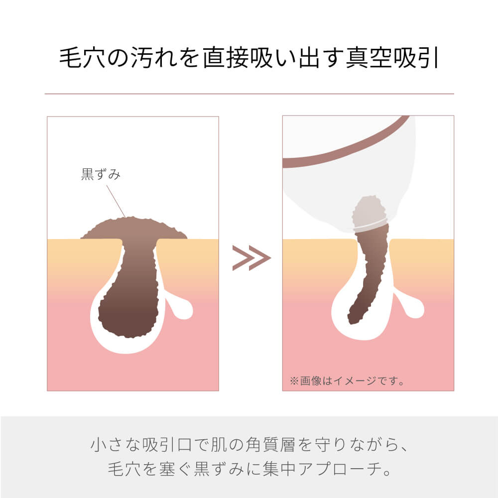 【予約割引セール】Porescope 毛穴吸引器 毛穴汚れ スマホ連動 b2007WH