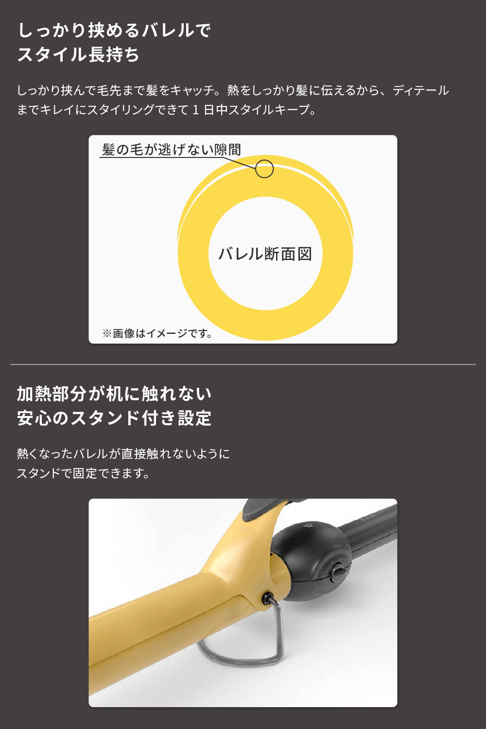 【アウトレット】【30%OFF】キープ ミディアム カール ヘアアイロン コテ i1962YL i1963YL i1964YL 19mm 25mm  32mm Exelential