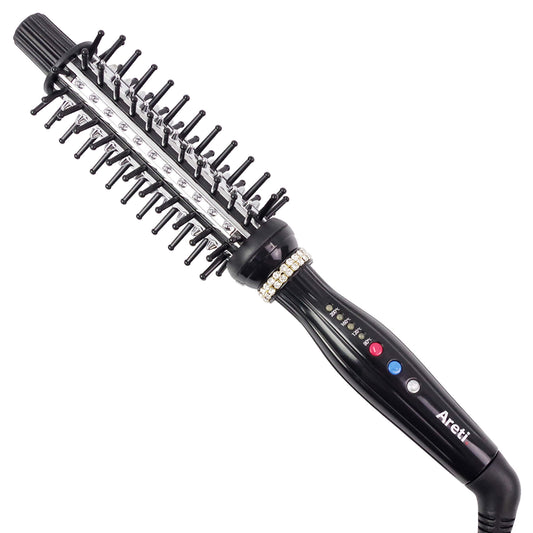 【アウトレット】【30%OFF】ロールブラシヘアアイロン 25mm i706BK