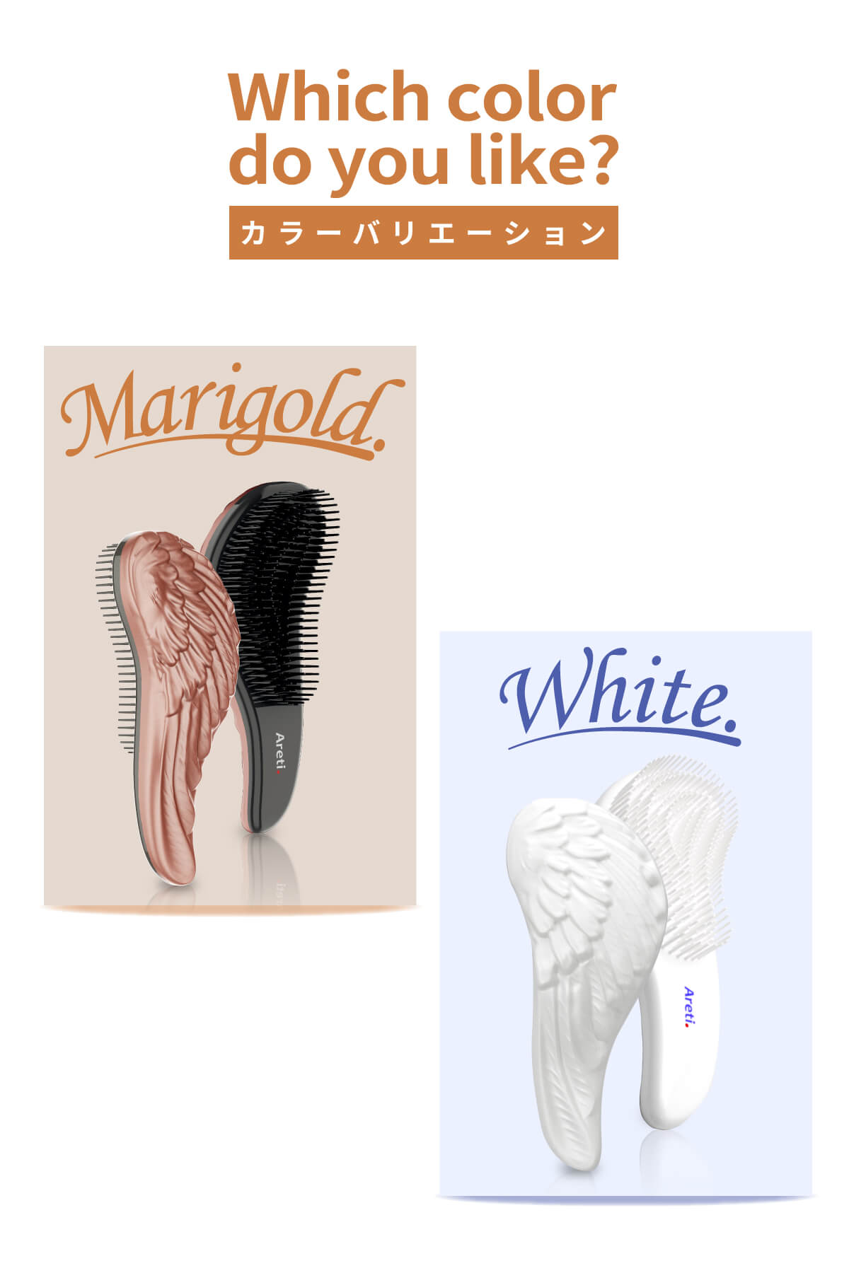 デタングルブラシ a673WH｜アレティ公式ストア – Areti Japan