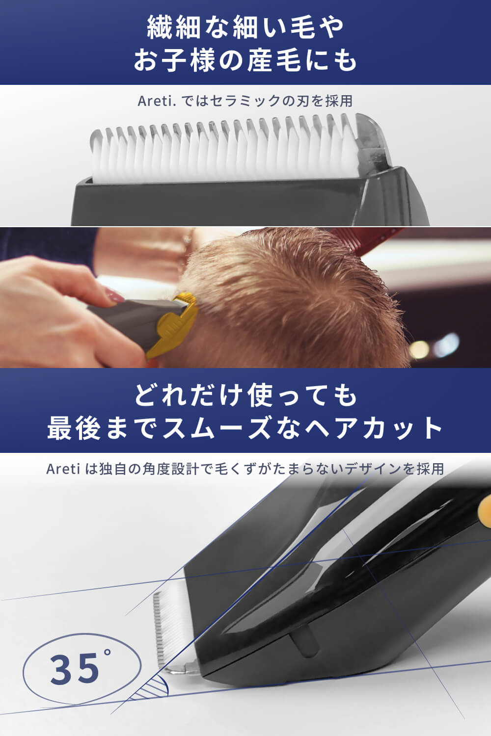 【アウトレット】【30%OFF】バリトリカン ベイビー セルフカット バリカン トリマー c20818YL
