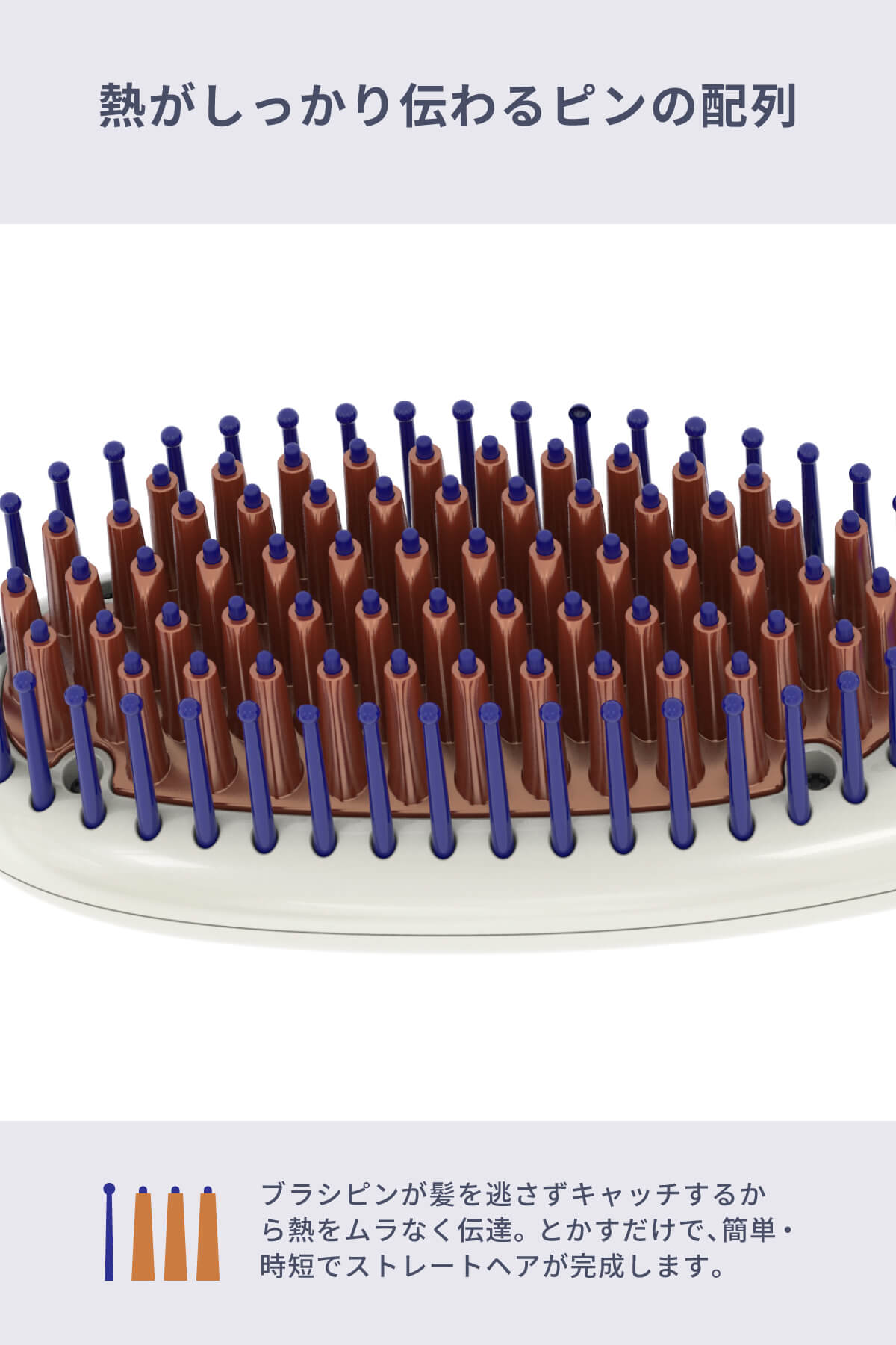 ヒートブラシ ストレートアイロン i2620WH