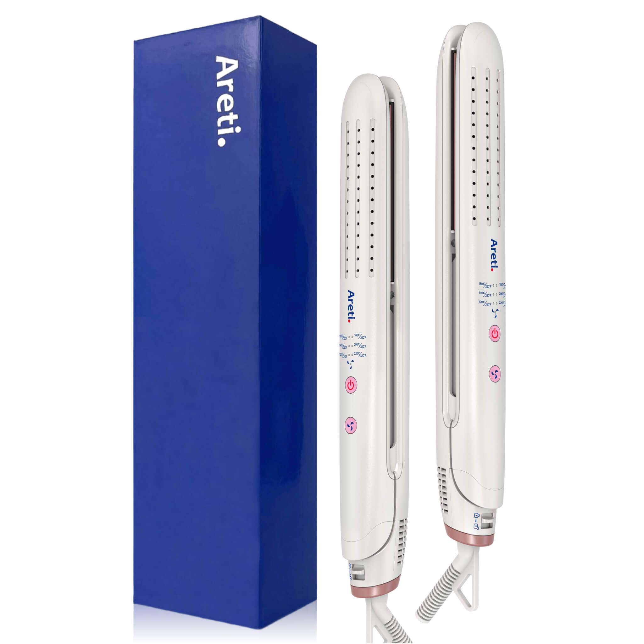 冷マジック ReiMagic 2way ストレート & カールヘアアイロン i2686WH