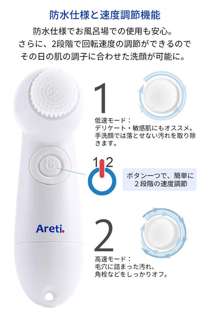 【クリアランスセール】 洗顔ブラシ Wash インディゴ