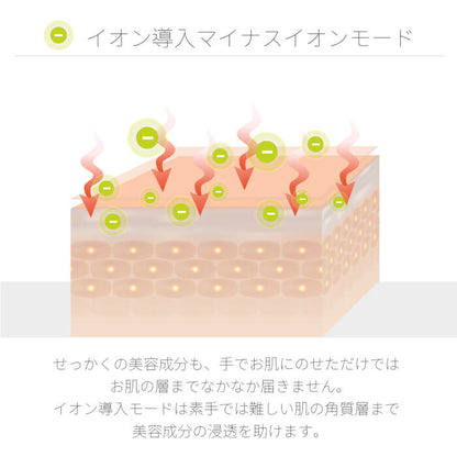 【クリアランスセール】イオン導入・導出美顔器 b1026