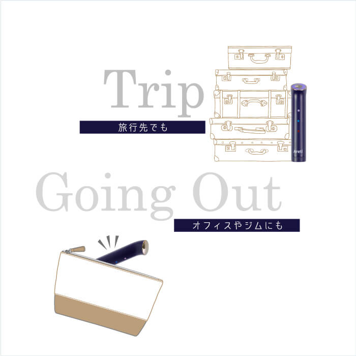 【アウトレット】【30%OFF】LED光美顔器 トライカラー b1708IDG