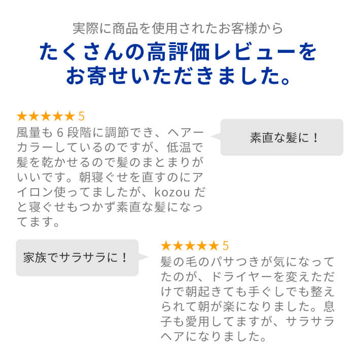 【アウトレット】【30%OFF】モイストヘアケアドライヤー Kozou d1621IDG