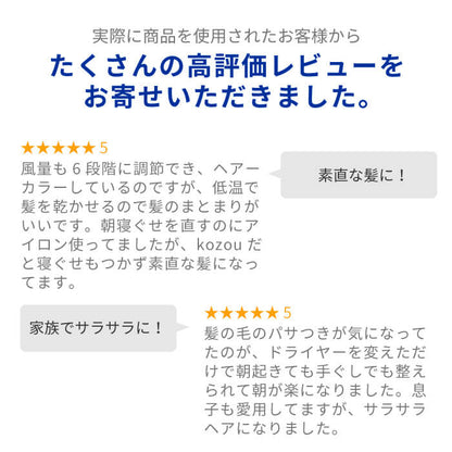 【アウトレット】【30%OFF】モイストヘアケアドライヤー Kozou d1621IDG