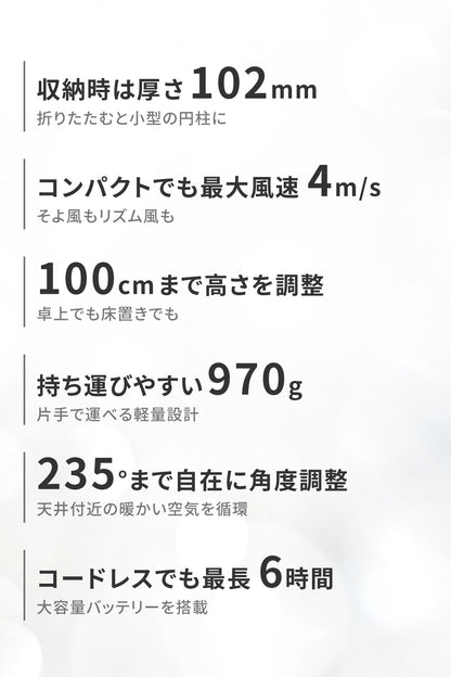 どこでもファン 持ち運び 旅行用 旅行 屋外 扇風機 f1620YL ポータブル Exelential