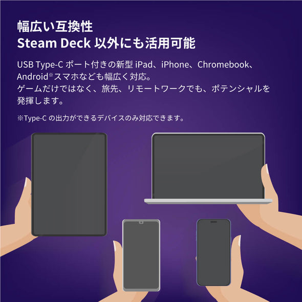 【BLACK FRIDAYセール】Kokucho Play コクチョウプレー Steam deck スチームデック ドック h2211BK コンパクト