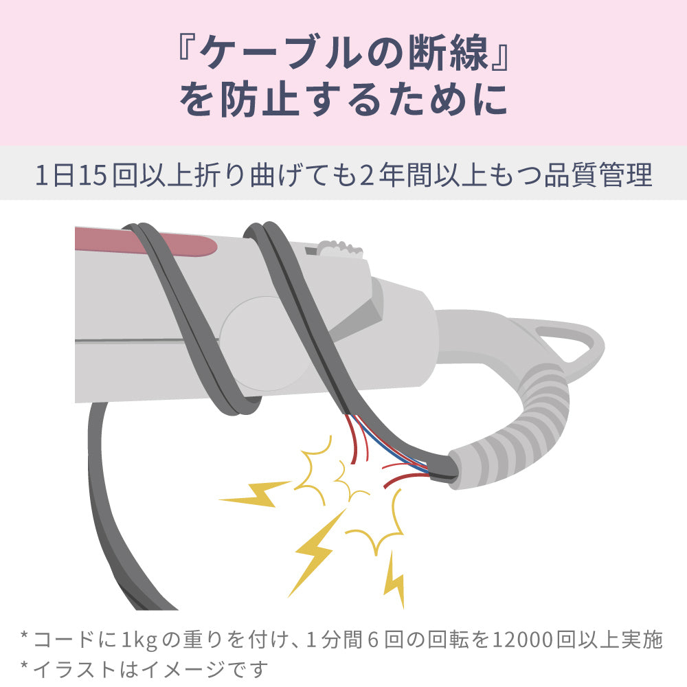 【アウトレット】【30%OFF】ストレートブラシアイロン MINI ピンク ブルー i1798PK/BL