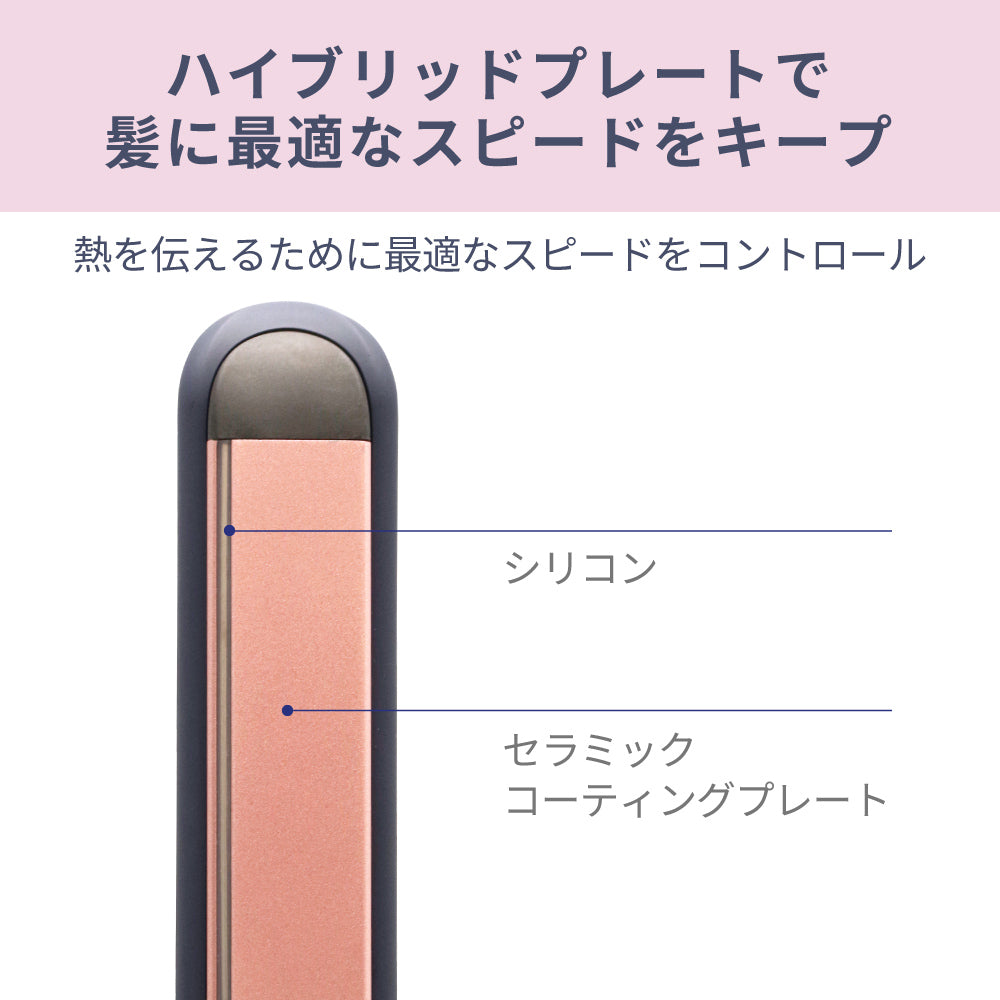 【アウトレット】【30%OFF】Kiyo 2way アイロン i18010WH 23mm