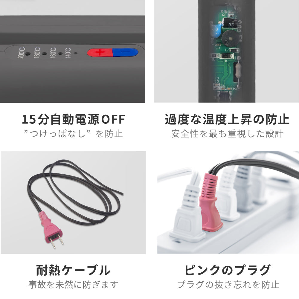 【アウトレット】【30%OFF】2way ストレート カール アイロン 13mm i1909GY