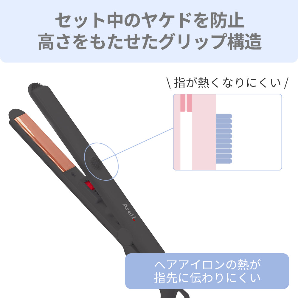 【アウトレット】【30%OFF】旅行用 2way ストレート カール アイロン i19214GY 16ｍｍ