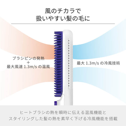 【アウトレット】【30%OFF】冷マジック ReiMagic ストレート ヒートブラシ アイロン i2119IDG