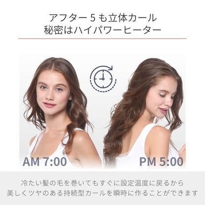 【アウトレット】【30%OFF】マイナスイオン 32mm/38mmカールヘアアイロン i85B/GD i86GD