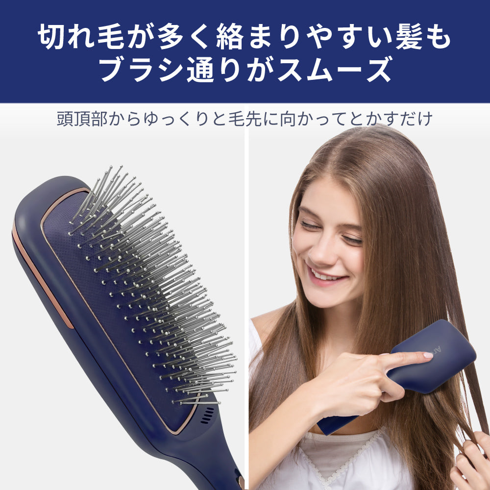 【アウトレット】【30%OFF】マッサージ スカルプケア 静電気防止 ヘアブラシ k2222IDG