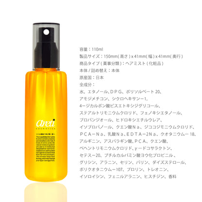 【アウトレット】【30%OFF】Tri-active 熱 ダメージケア ヘアミスト m1608