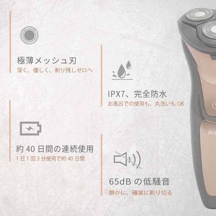 【クリアランスセール】ポータブル 電気シェーバー fc5203-1A