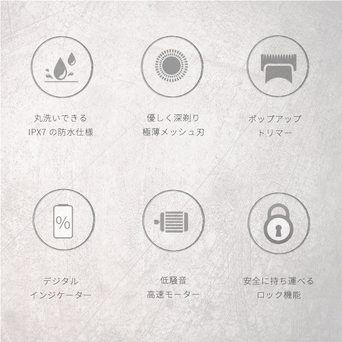 【クリアランスセール】ポータブル 電気シェーバー fc5203-1A