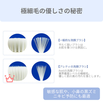 【アウトレット】【30%OFF】電動洗顔ブラシ ウォッシュ w04
