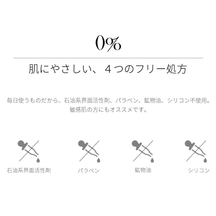 Tri-active 肌 クリア フリー 洗顔料 洗顔フォーム MURASAKI w1906